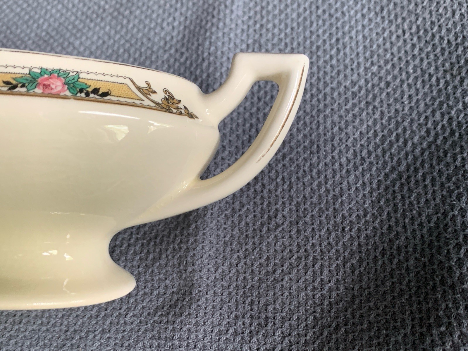 Mount Clemens Gravy Boat MTC2 1932 USA Antique Unique Floral Dish? Crafts
