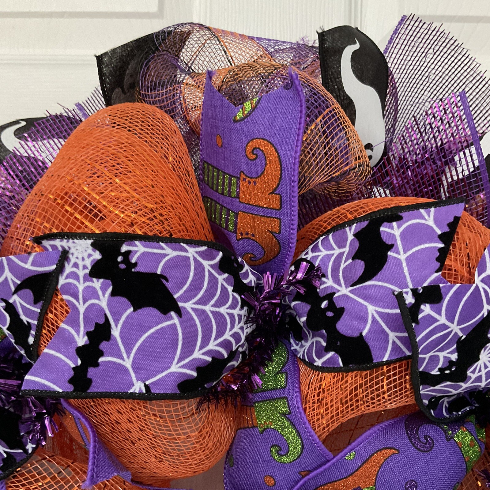If You Got It Haunt It Halloween Wreath Handmade Deco Mesh