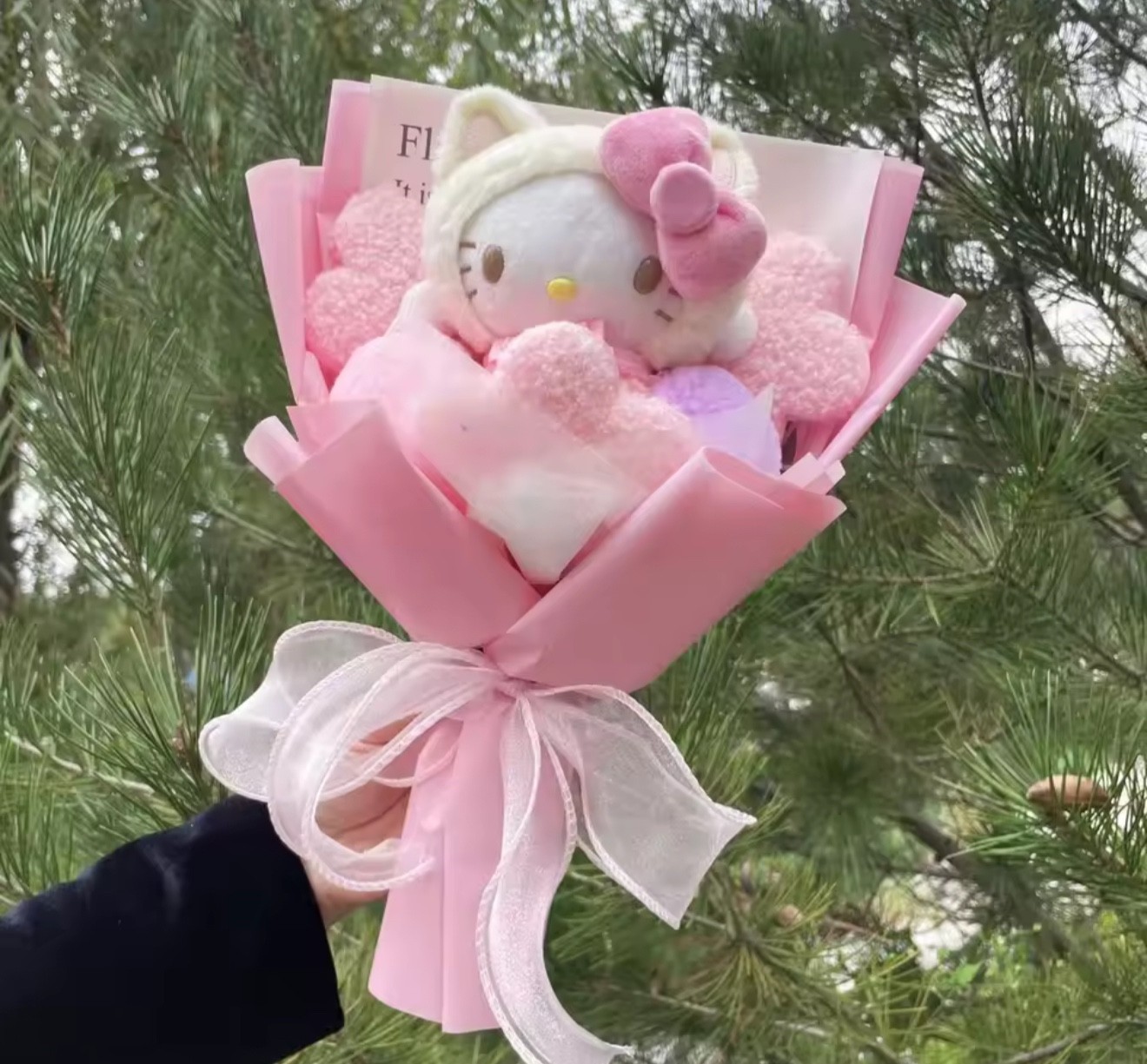 Sanrio Bouquet Floral Arrangement Kuromi Hello Kitty My Melody Cinnamoroll
