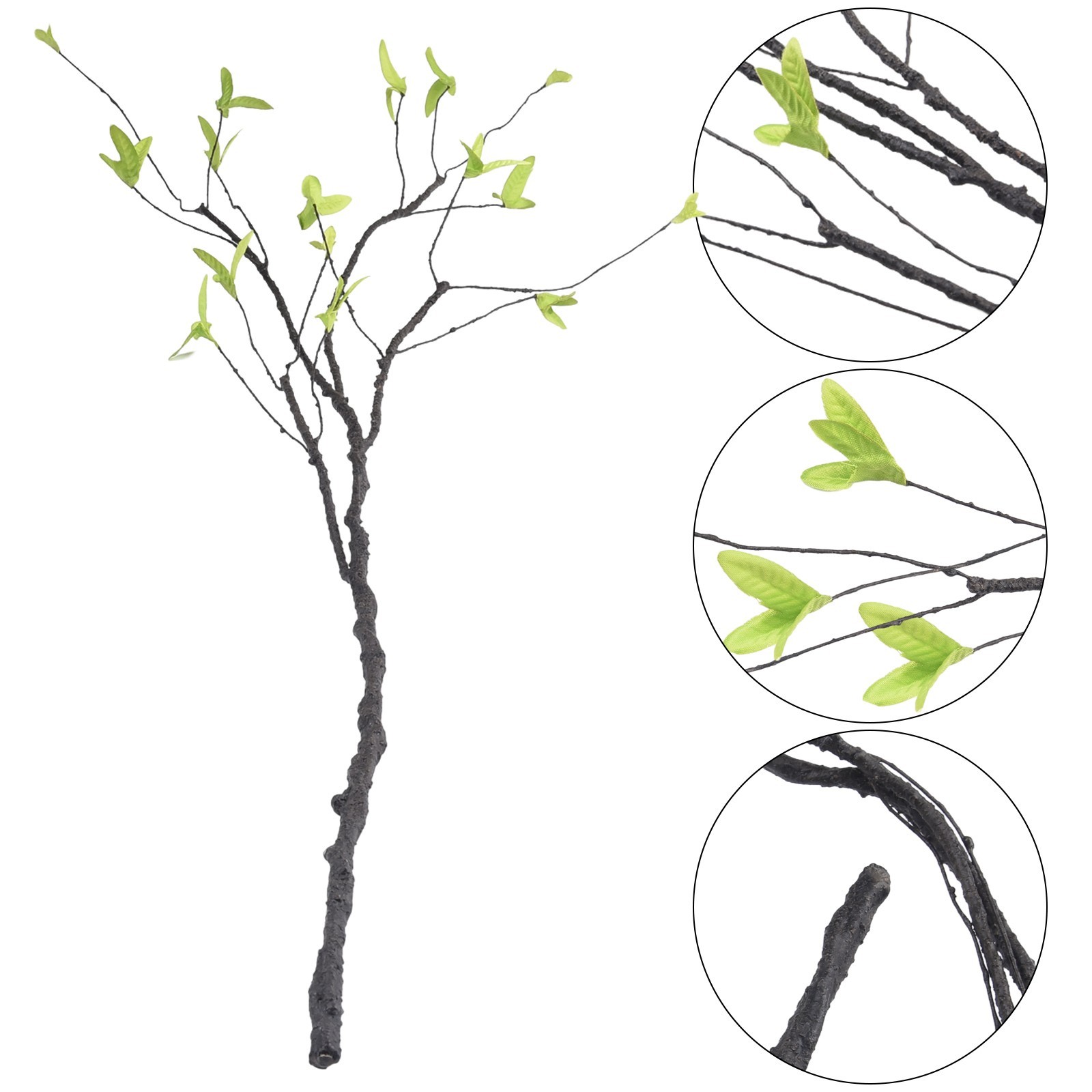 Artificial Fake Plants Green Leaf Tree Branch DIY Vine Hanging Home Garden Decor