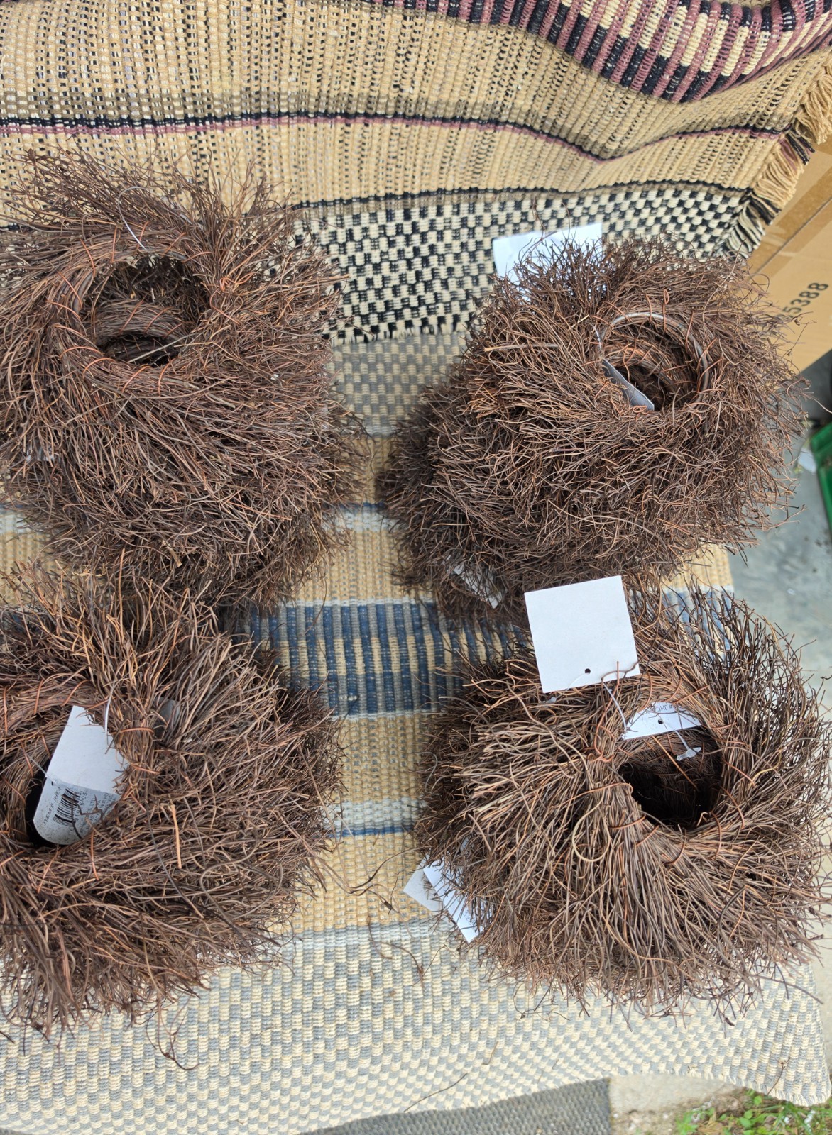 Natural Grapevine Rustic Rattan Inch Wreath Vine Holiday DIY Craft BOX LOT 40PC