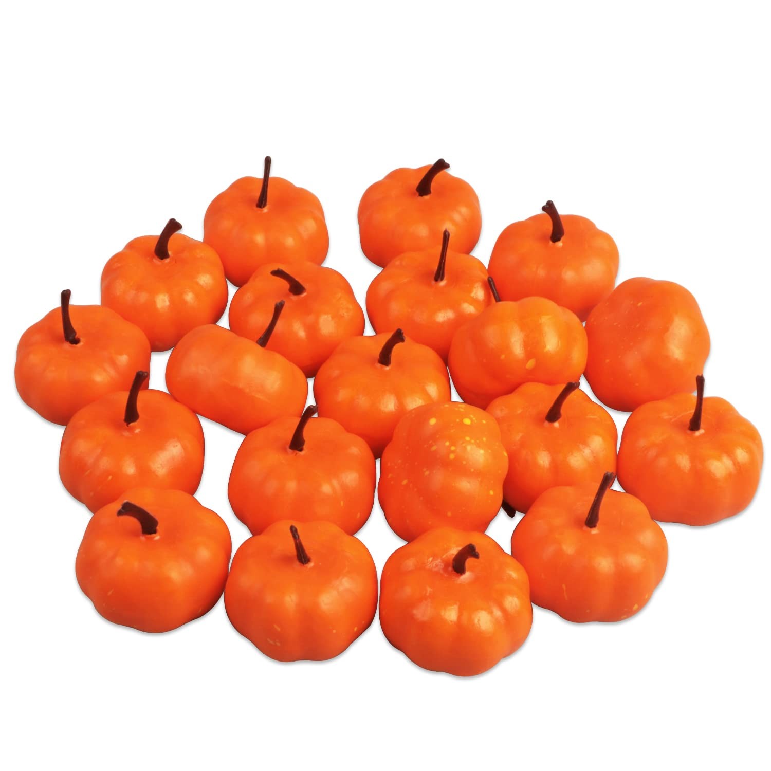 Realistic Mini Artificial Pumpkins Fall Autumn Thanksgiving Decoration 20PK