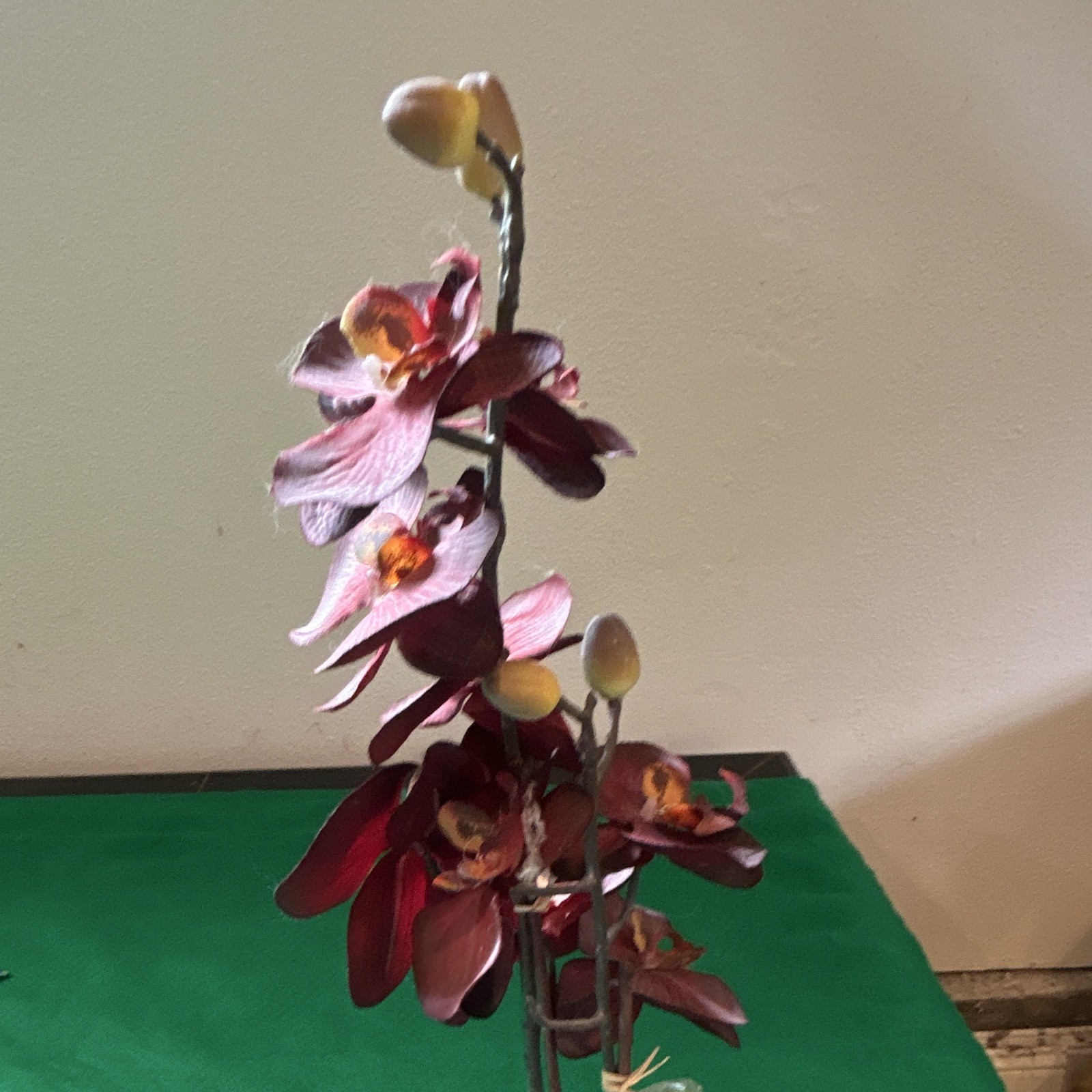 Target Purple Orchid Artificial Arrangement in Black Square Awesome Flower Pot