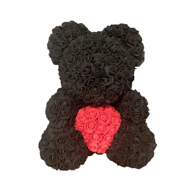 Wedding Rose Teddy Bear With Box For Women Valentines Girlfriend Gift