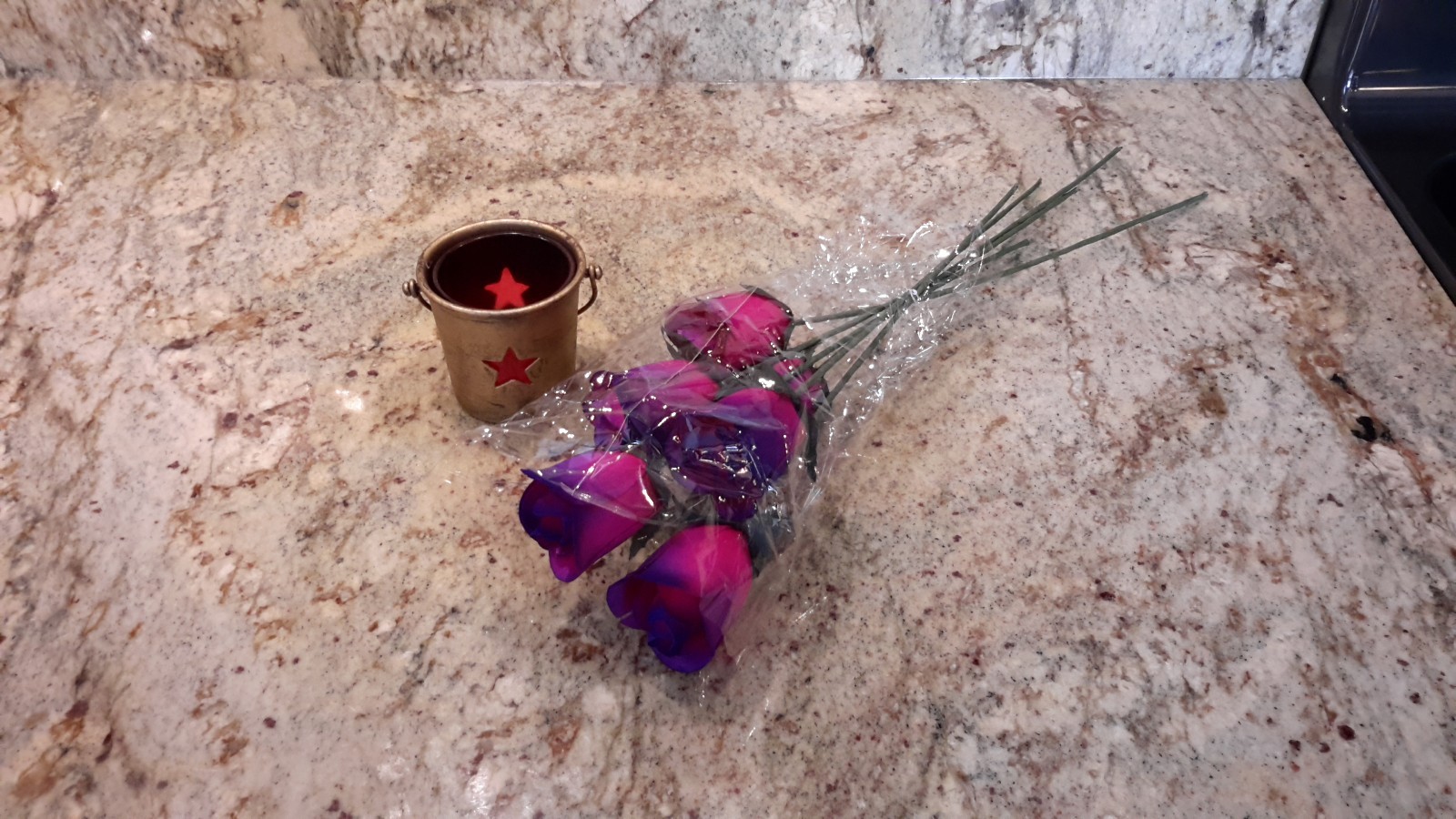 1/2 Open Wood Roses (Choose From Pink Colors #2, 4, 9 & 12)