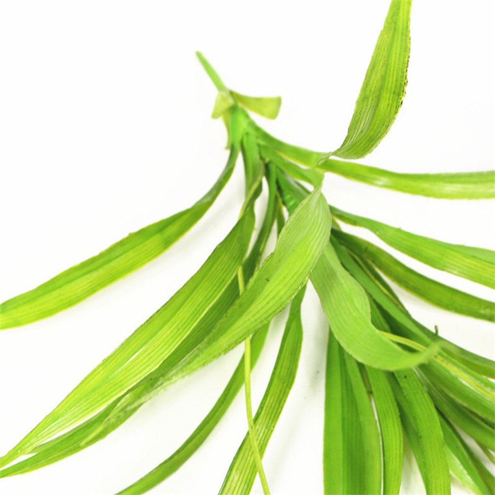 House Plants Artificial Green Decor Home Orchid Leaves Real Touch