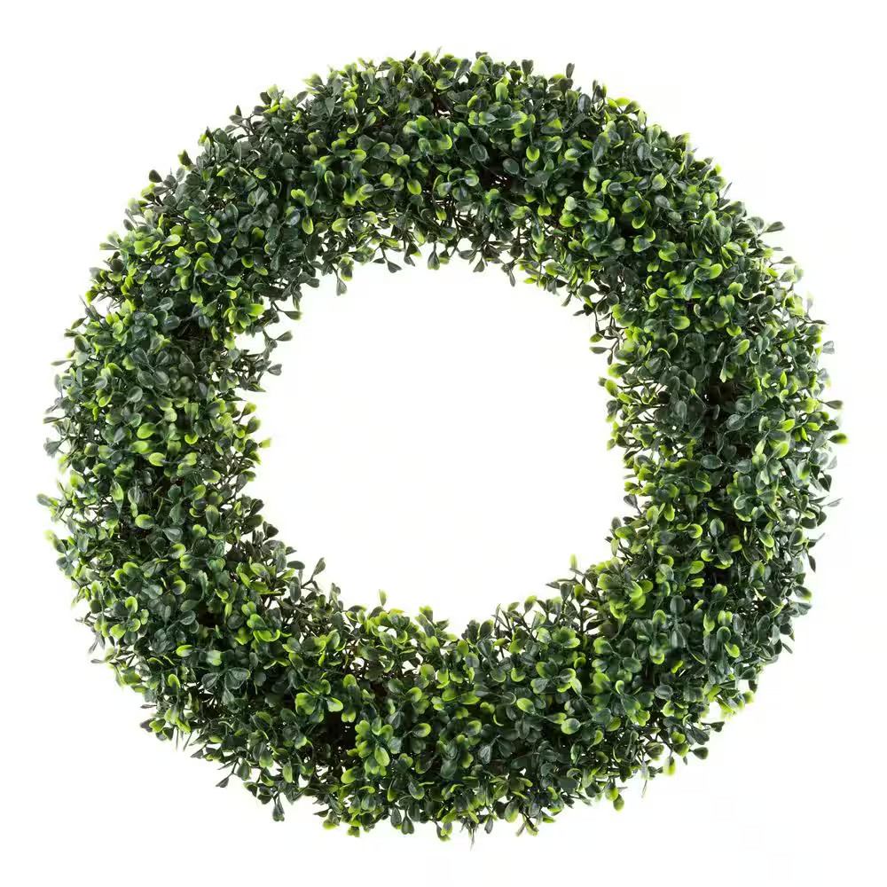 19.5 In. Artificial Boxwood Wreath