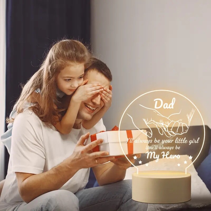 Personalized Night Light for Dad