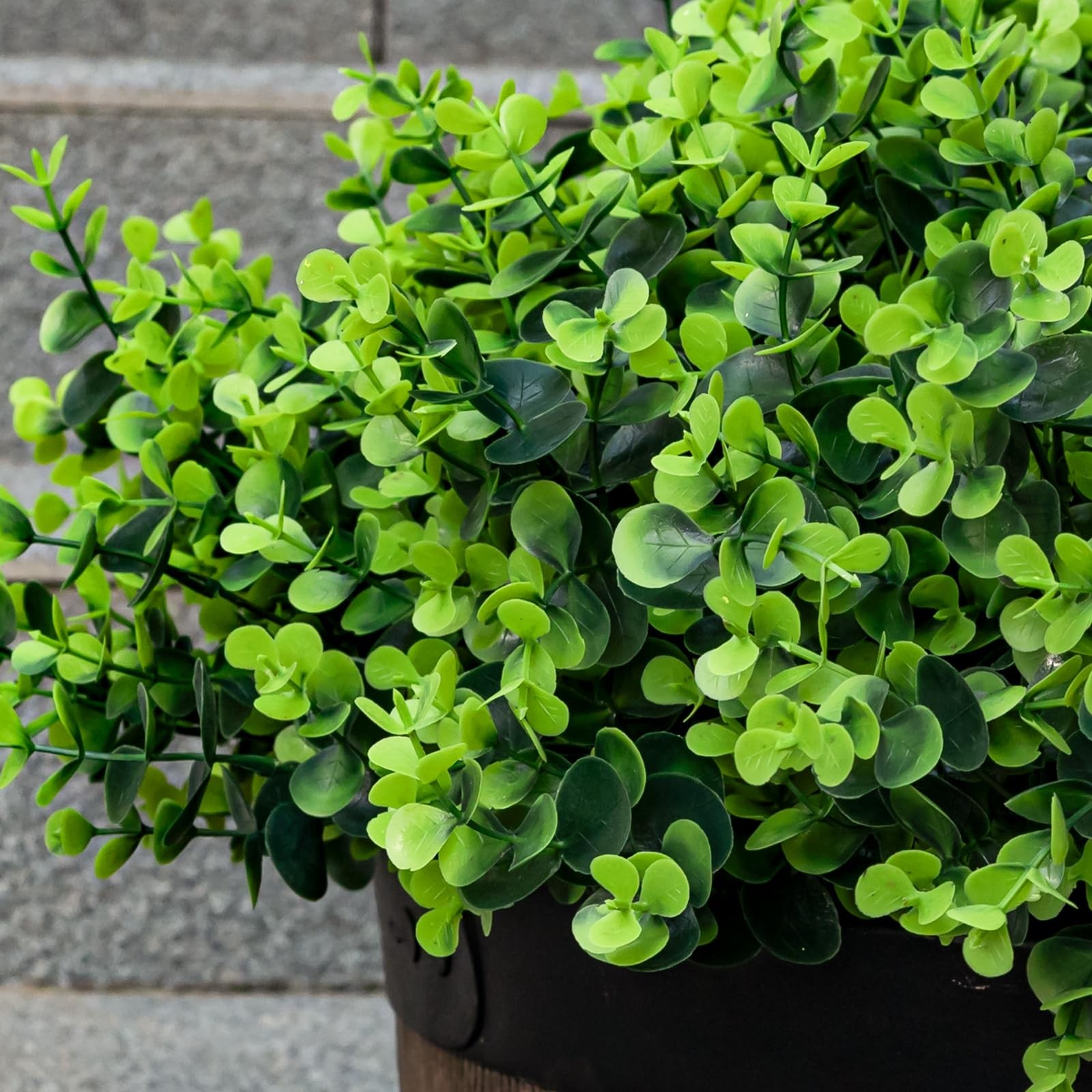 20 Bundles Artificial Plants for Outdoor Fake Spring Decoration,Faux Eucalyptus
