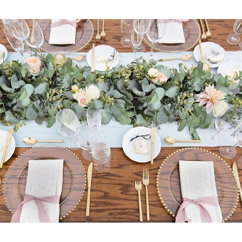 Faux Eucalyptus Garland Greenery Decoration Wedding Rustic Home Decor 6.56ft New