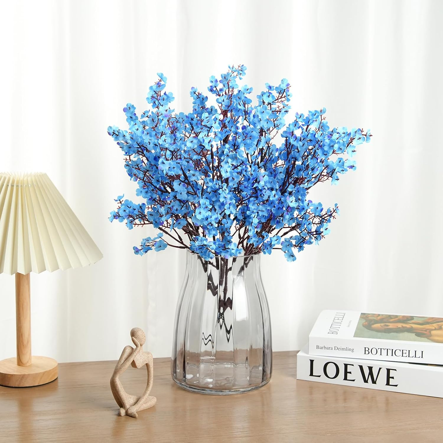 Artificial Silk Flower Bunch Fake Plants Bouquet Garden Wedding Party Decoration