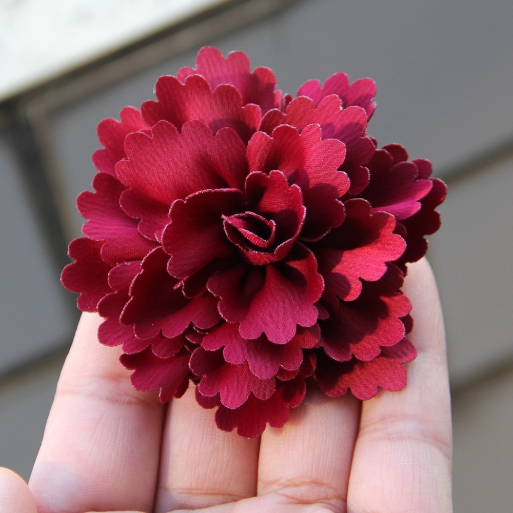 6cm 12Colors Newborn DIY Fashion Chic Shabby Artificial Shaped Fabric Flower
