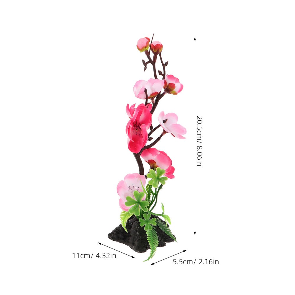 3 Pcs Japanese Decorative Ornaments Fake Flower Dish Artificial Decors