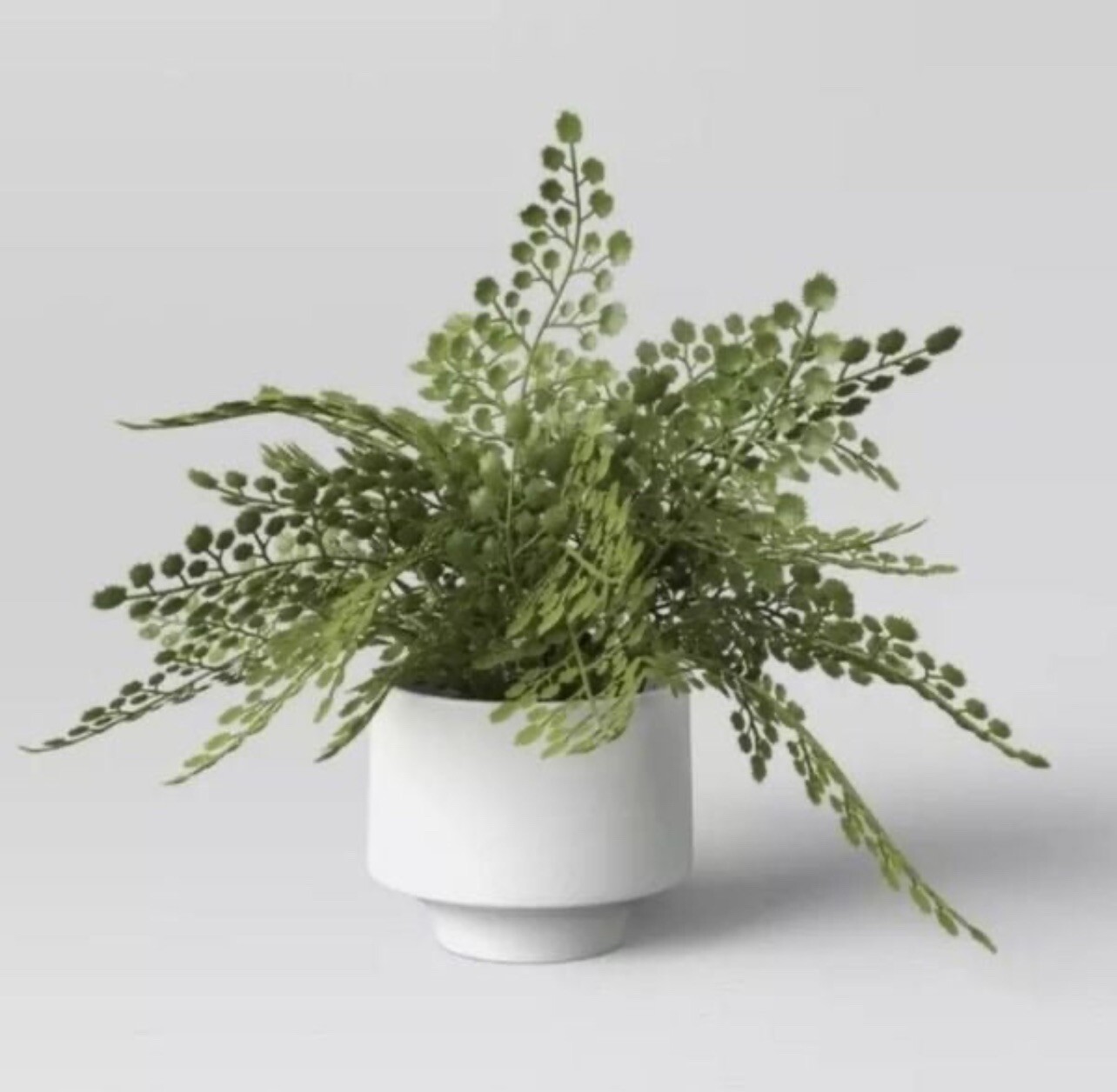 Threshold 14” Faux Fern Modern Ceramic Pot Artificial Arrangement – New