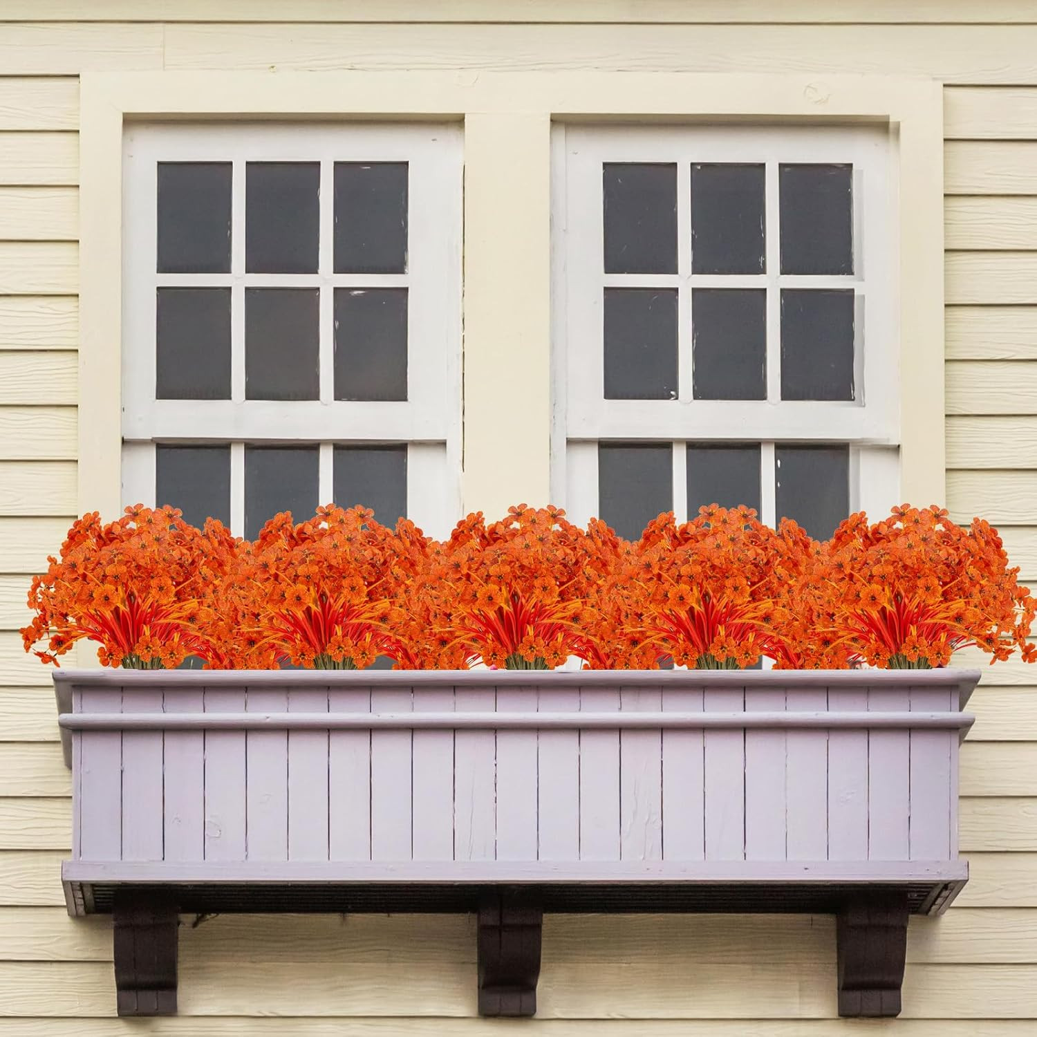 20 Bundles No Fade Faux Fall Flowers for Thanksgiving Harvest Decor