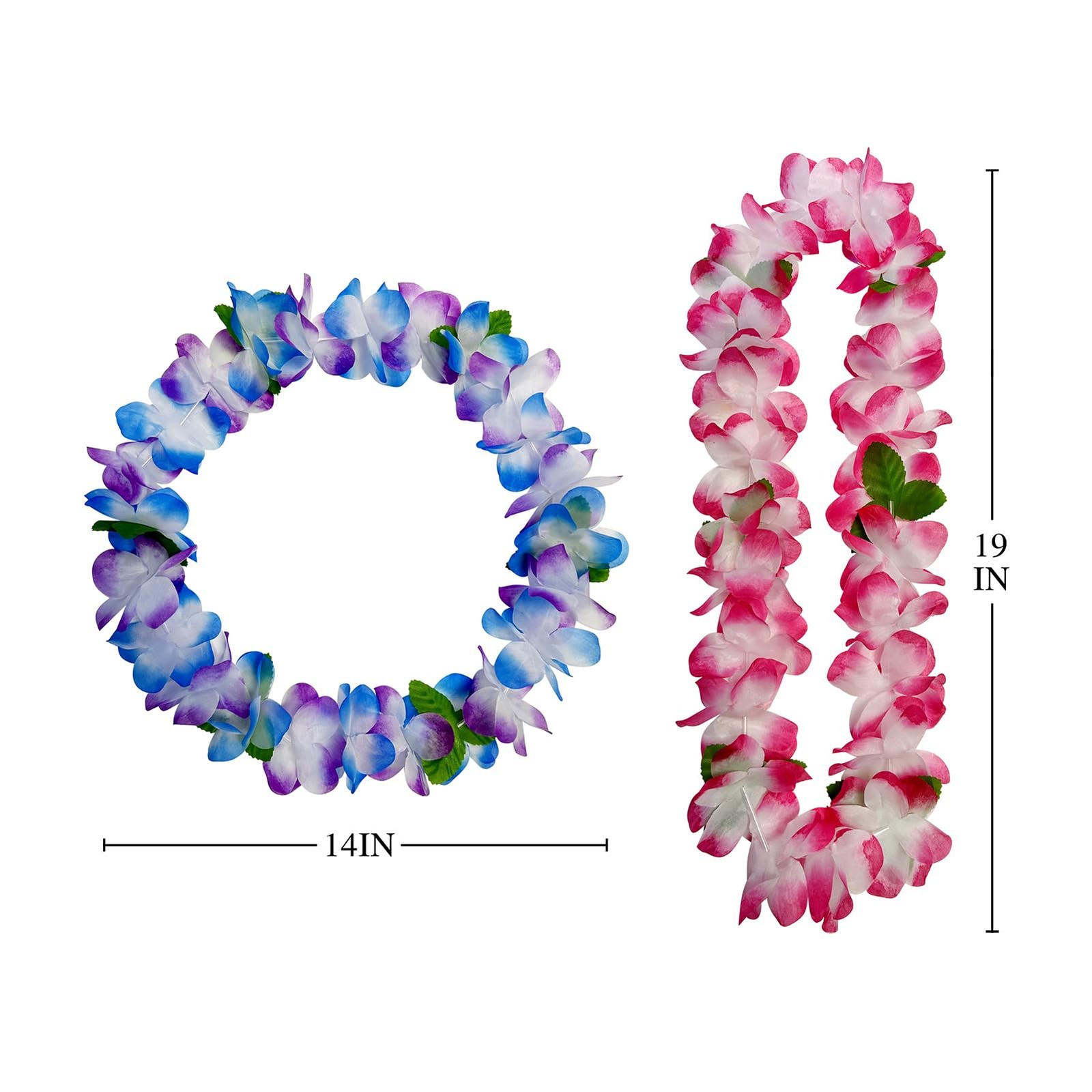 6 Counts Hawaiian Leis Bulk,leis for luau party,hawaiian leis for adults,beac…