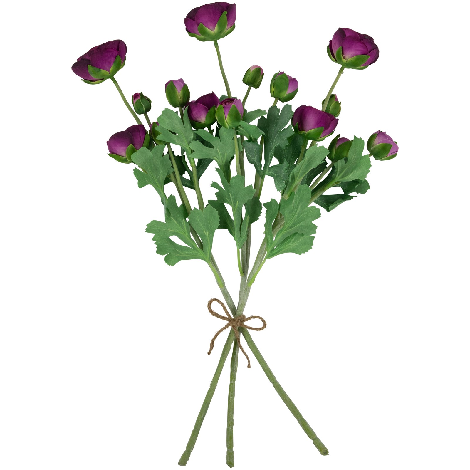 Northlight Real Touch™ Light Plum Purple Ranunculus Floral Sprays Set of 6 – 21″