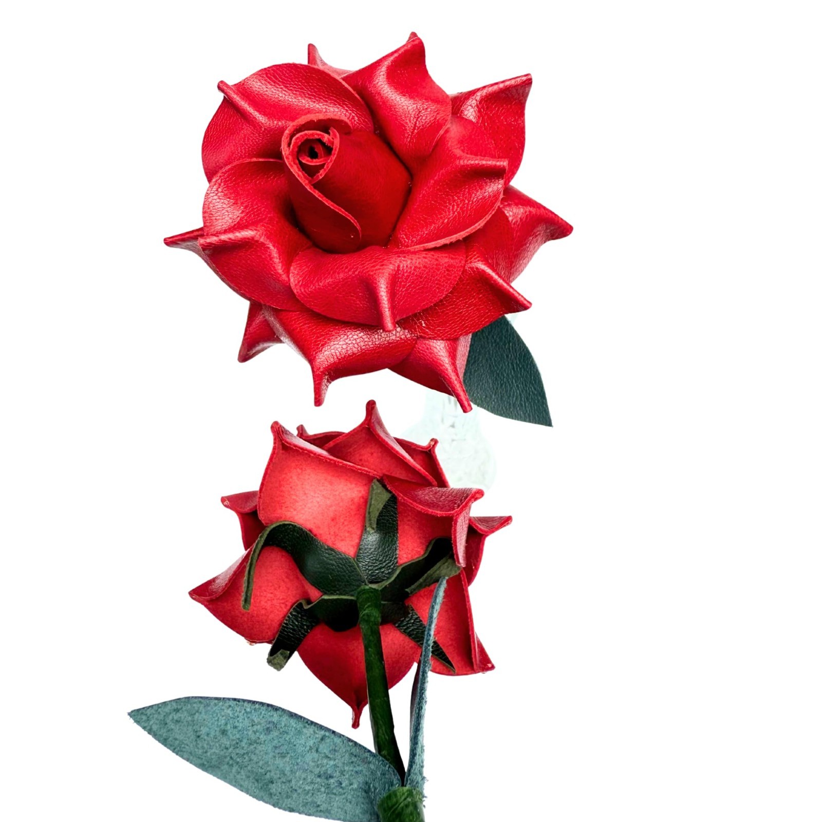 Handmade Genuine Leather Rose Gift – Perfect for 3rd Anniversary, Valentine’s Da