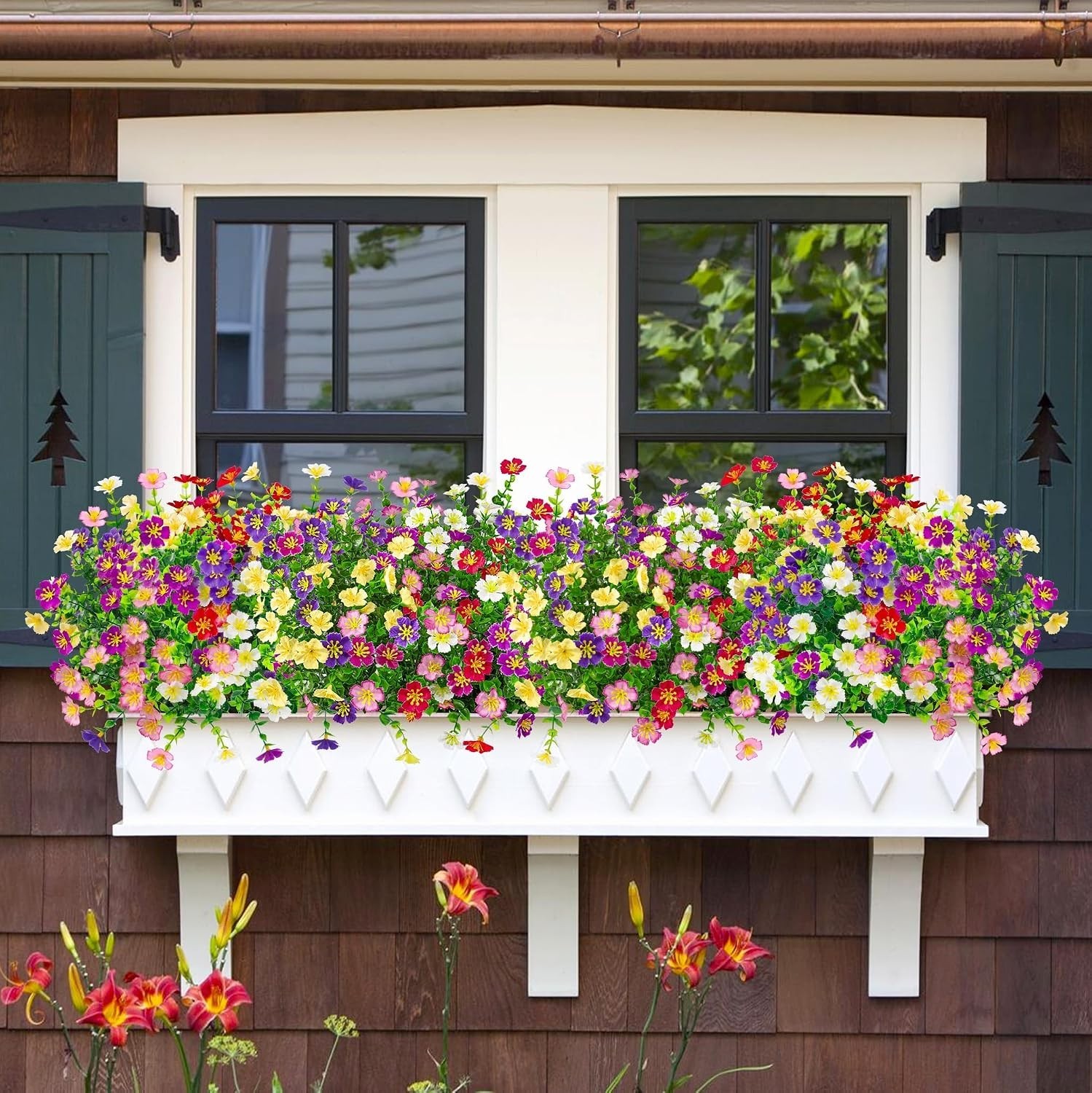 Realistic 24 Bundle Silk Flowers – Maintenance-Free for Stunning Home Decor