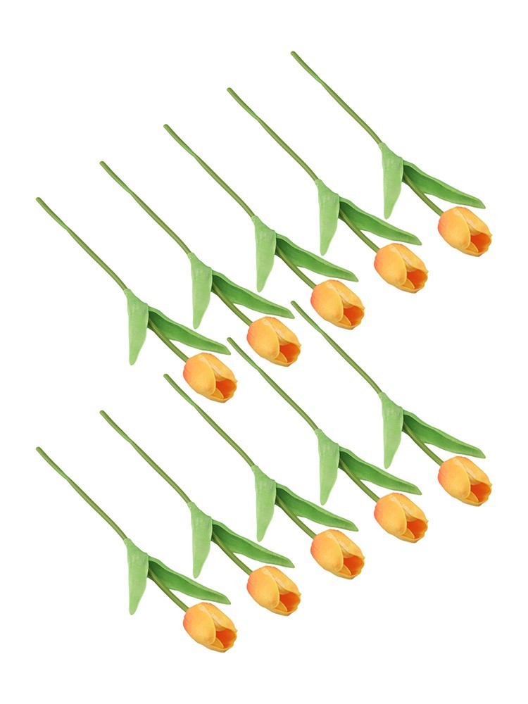 Handmade Simulation Tulip Flowers Pack of 10 Perfect for Various Occasions