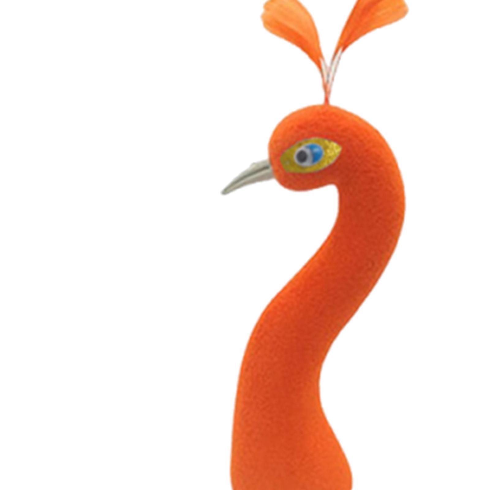 Peacock Mannequin Head Collectible Sculpture Suitable for Home Cabinet Bookshelf