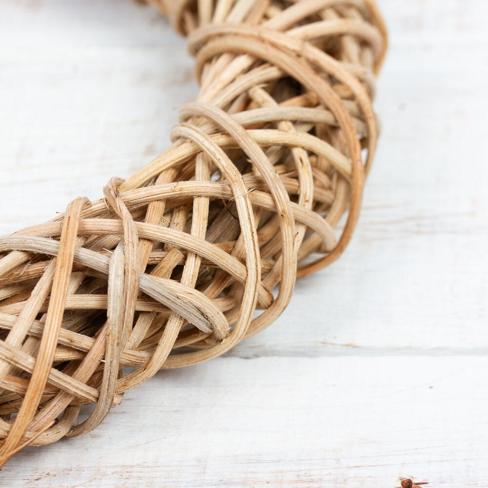 Bulk Package of 12 Natural Vine Twig 12″ Hand Woven Wreaths