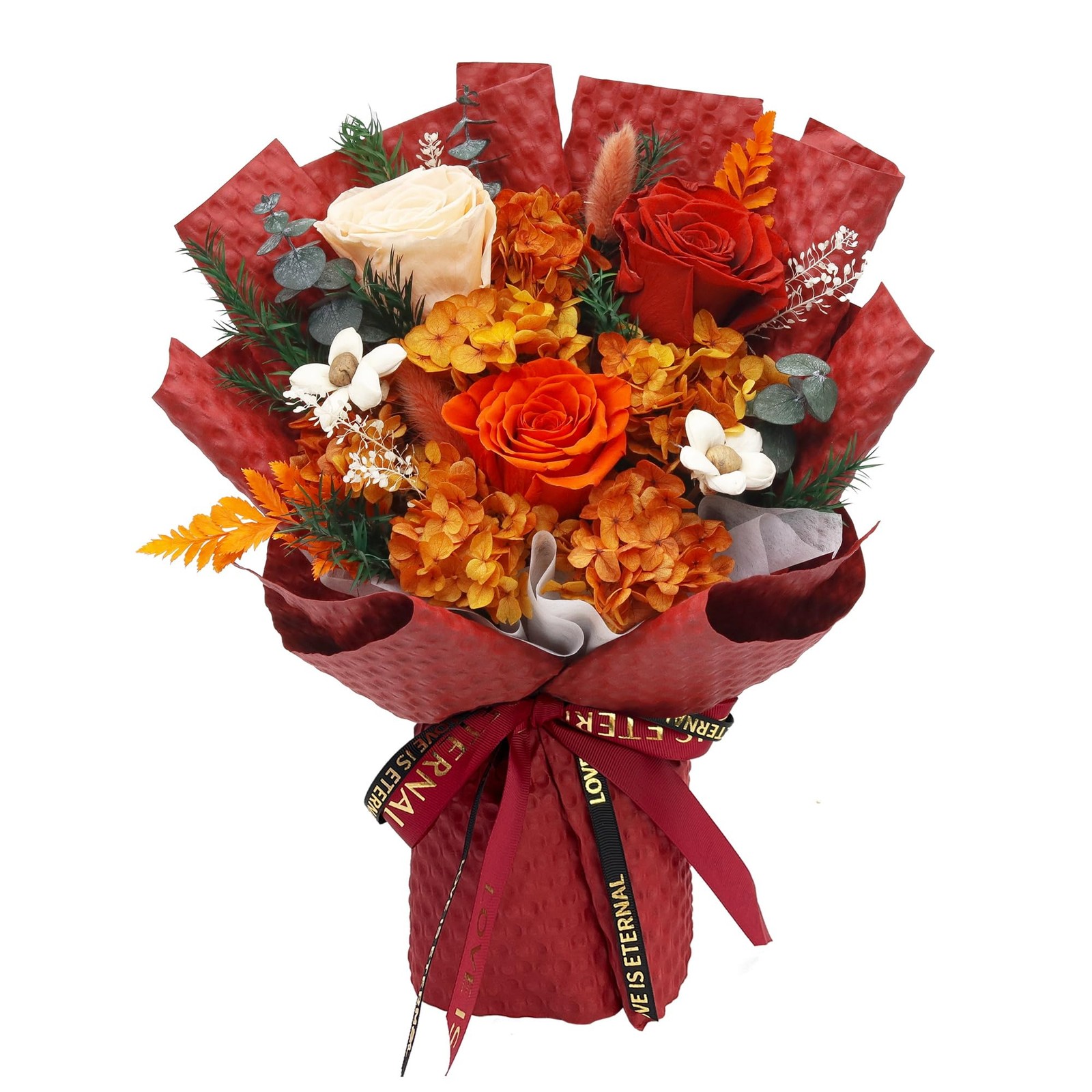Preserved Flower Bouquet Fresh Flowers Birthday Mothers Day Gift Women