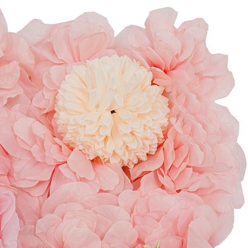 3D Flower Wall Panel-12pcs Artificial Flower Wall Background Silk Rose Mat