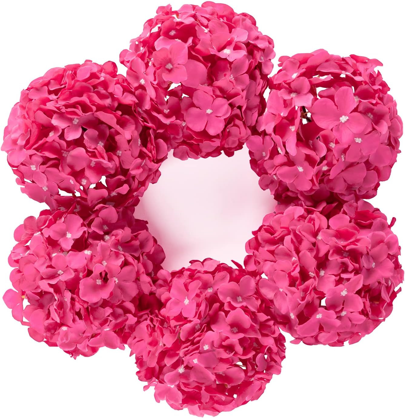 Artificial Hydrangea Silk Flower Heads with Stem Fake Blue Hydrangea Bigger Flow