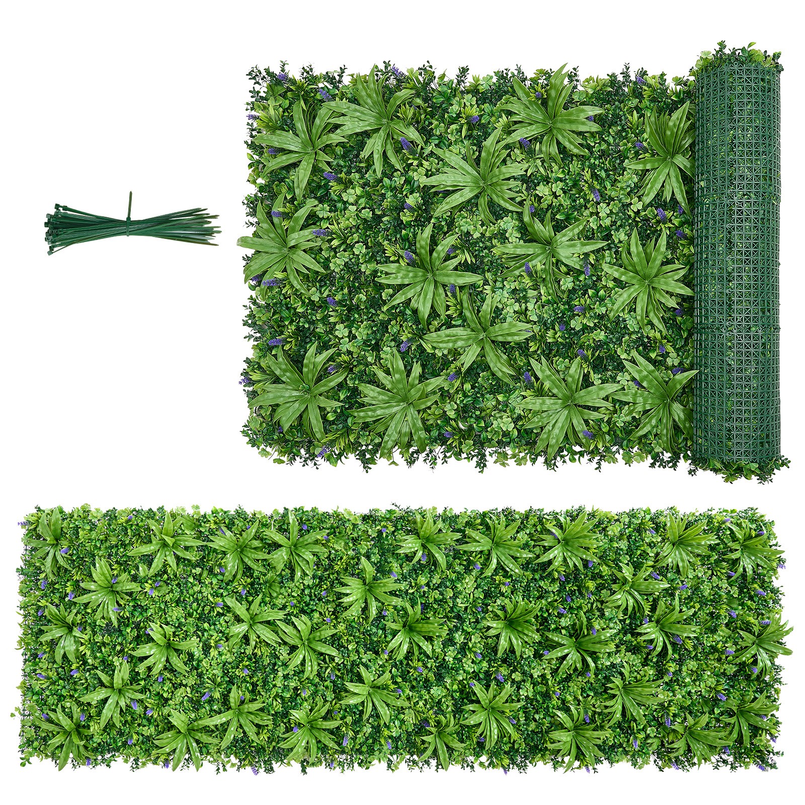 Uimoso Artificial Greenery Wall 40 x 120 in Boxwood Panel for Outdoor Decor