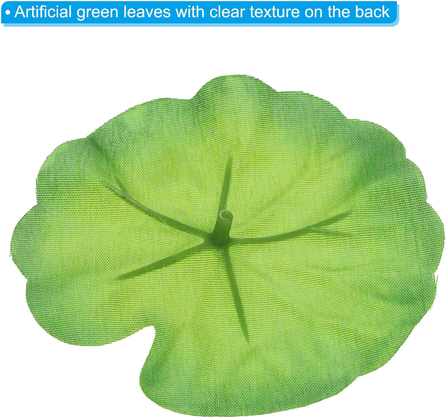 3.54X3.94 Artificial Silk Leaf, 40 Pcs Artificial Greenery Fake Leaves
