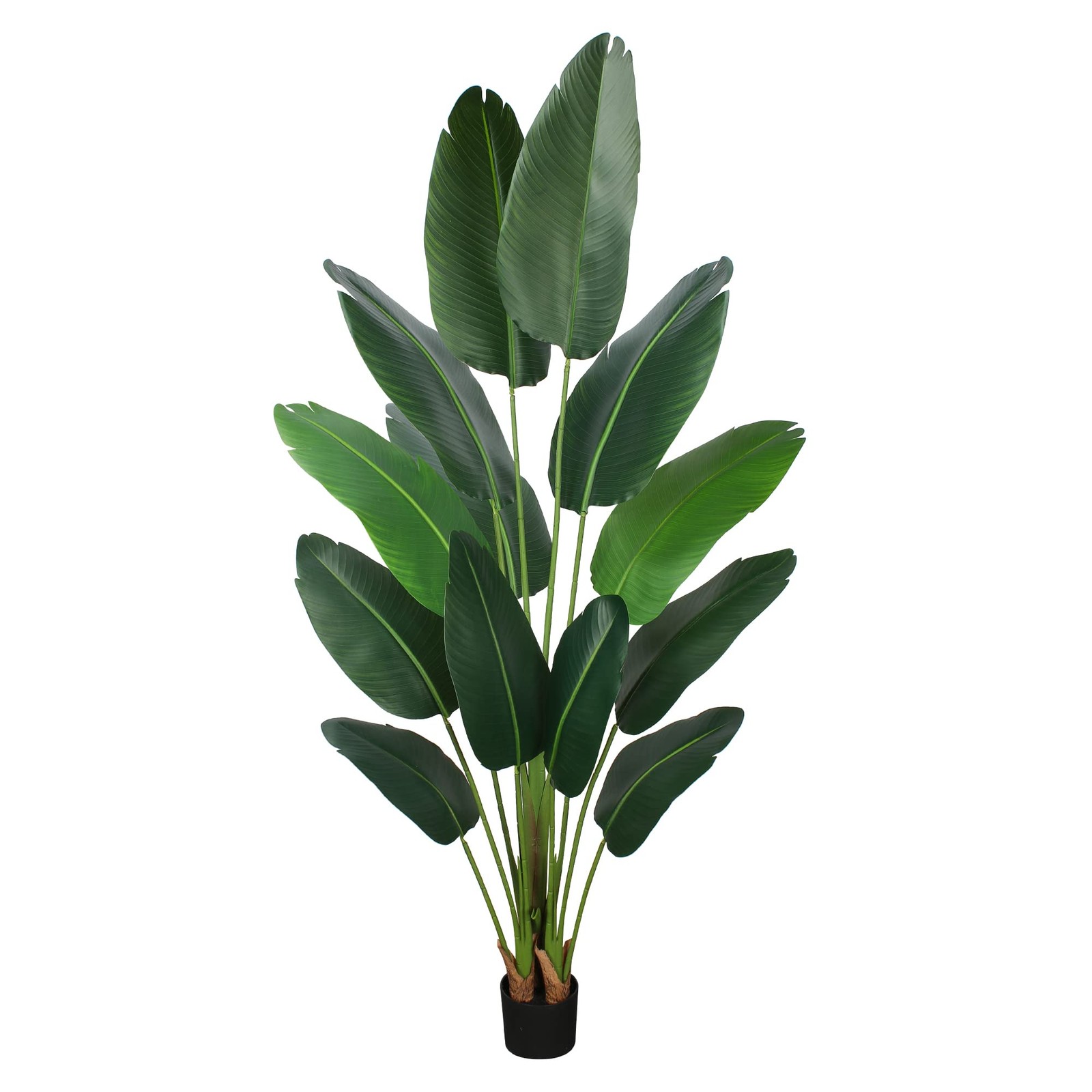 Artificial Bird of Paradise Plant 6 Ft Tall Fake Banana Leaf Plant for Indoor…