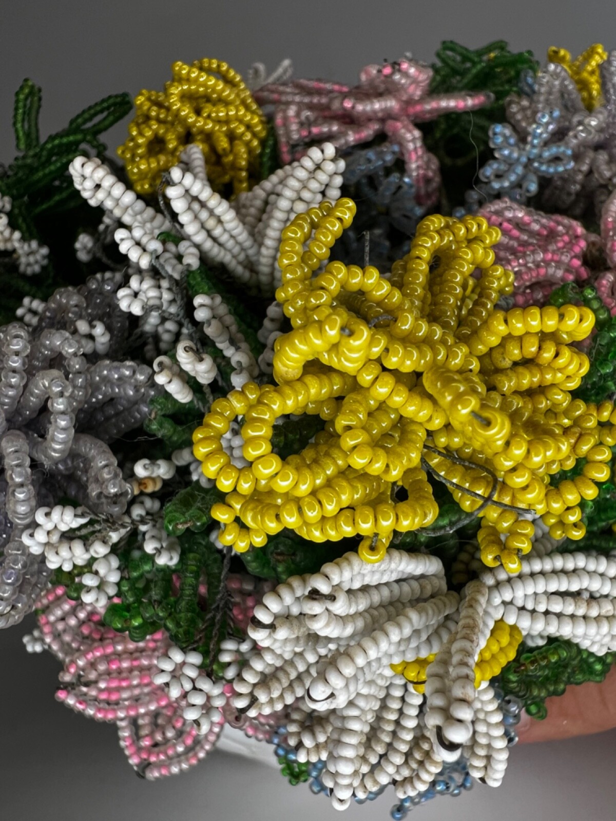 Seeded Beaded Floral Arrangement