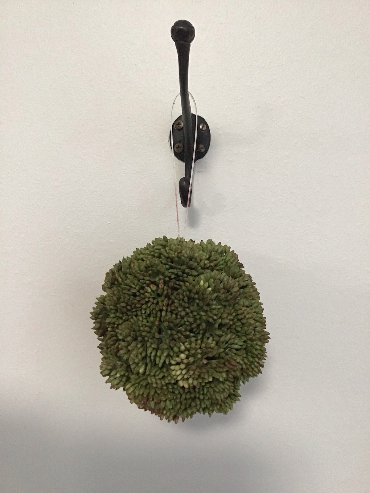 New 6 Faux Topiary Balls Floral Hanging Greenery Artificial Foliage 3.5” Decor