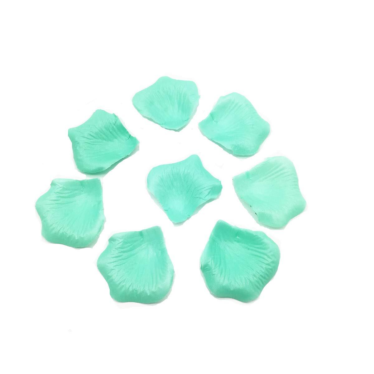 1000 Pieces Silk Rose Petals Artificial Flower Wedding Party Decoration Mint