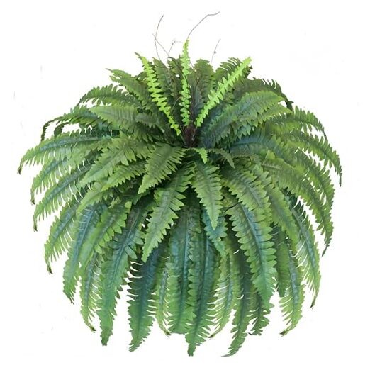 Artificial Ferns for Outdoors & Indoors, 51in Fake Fern Large Plants with 66