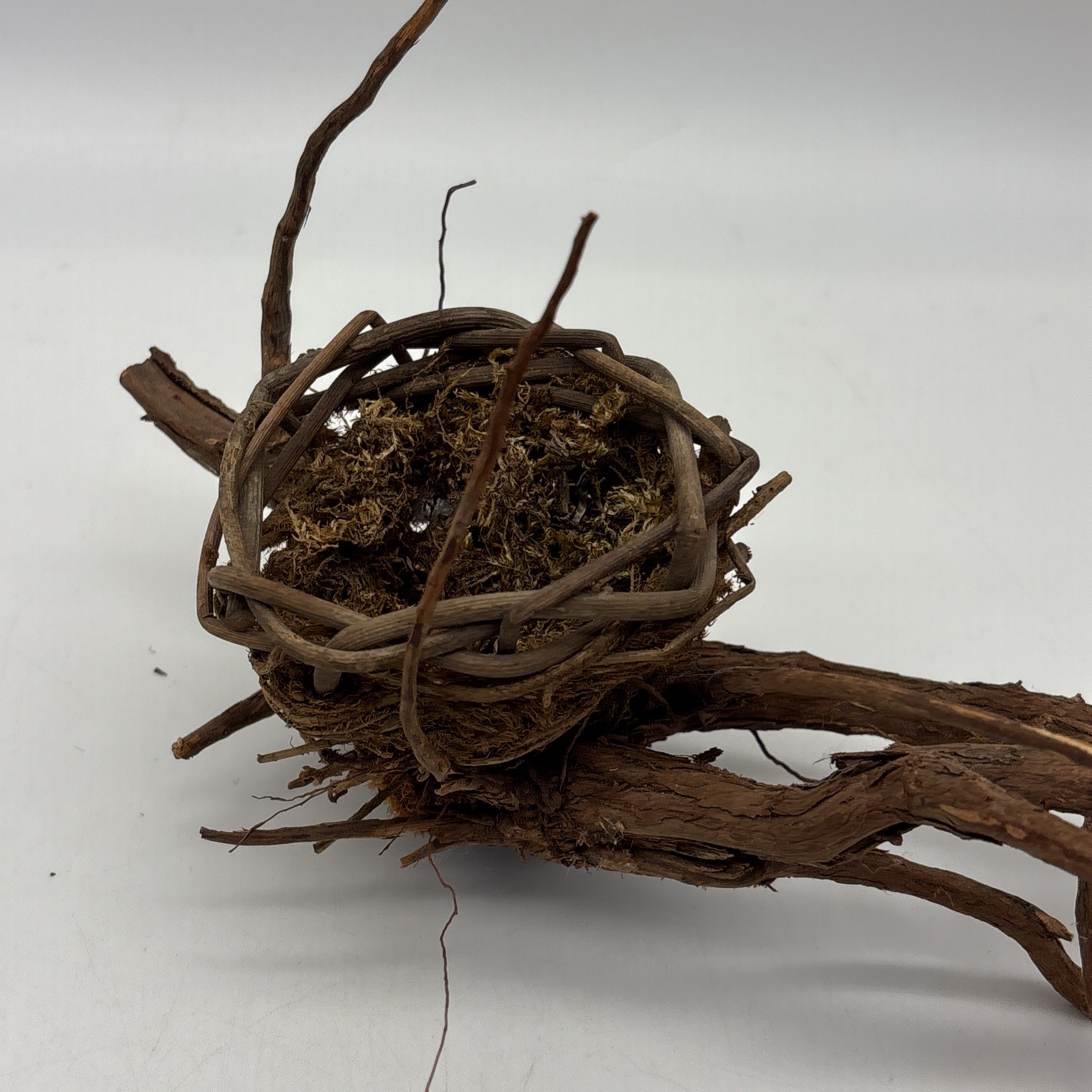 Bird nest Garden decorations, home, floral accent, crafts, center piece