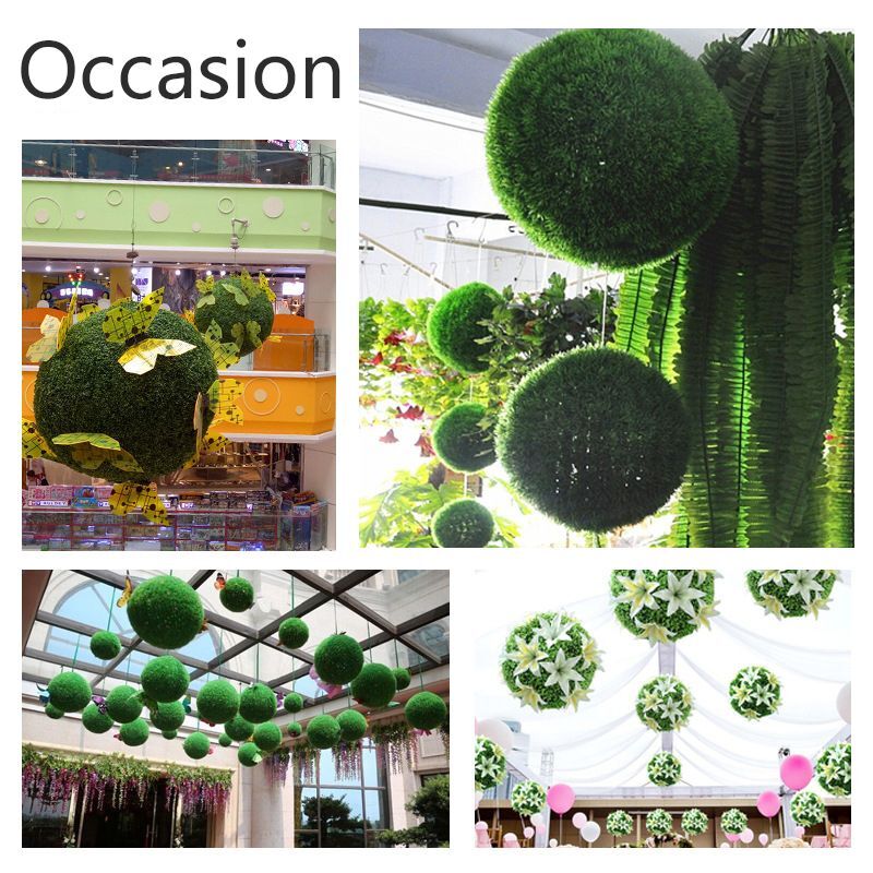 1 Piece Artificial Plant Topiary Ball Indoor And Outdoor Plant Arrangement Decor