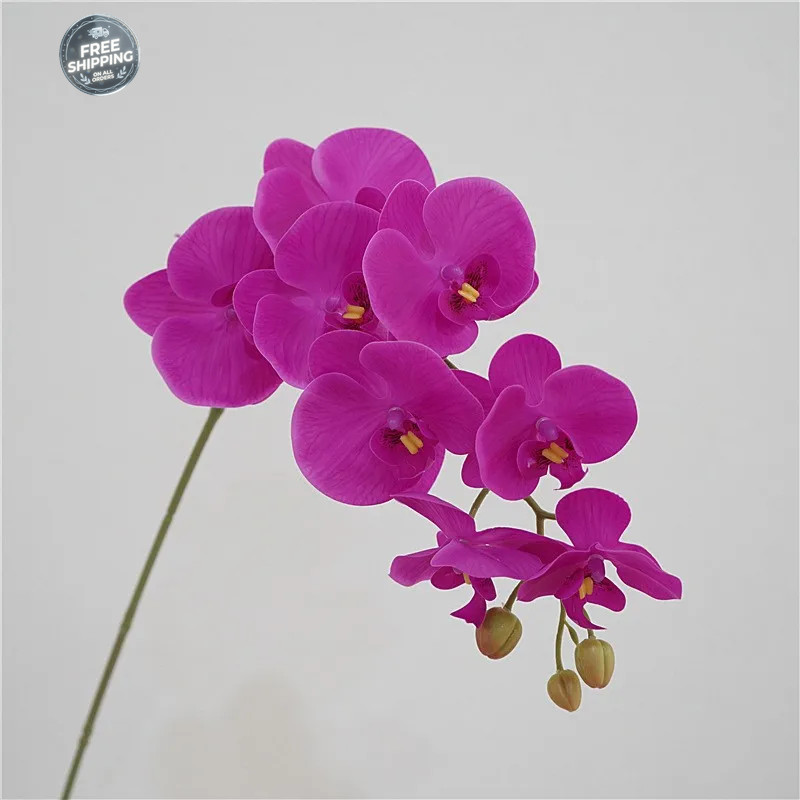 9 Heads 98cm Artificial Butterfly Orchid Flowers Fake Moth Orchids Flowers