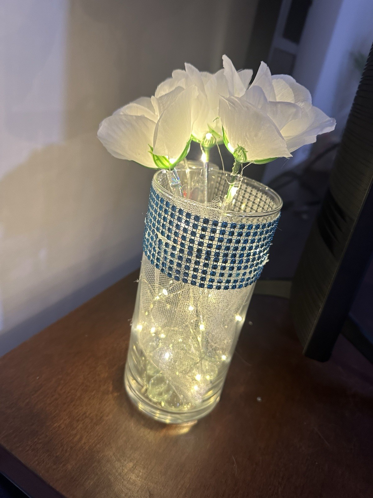 Beautiful Decor With LED White Lights