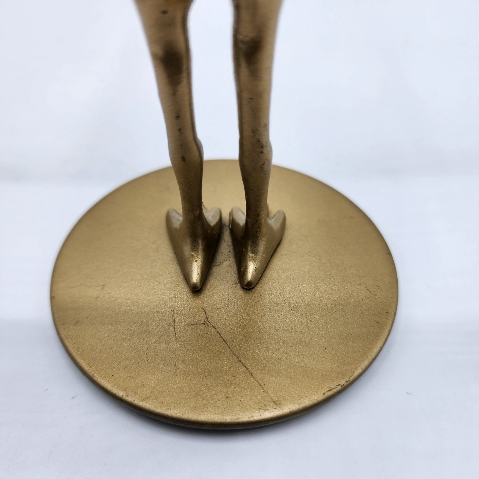 IKEA Markniva Decorative Brass Like Peacocks Figurines Lot of 2 Preowned.
