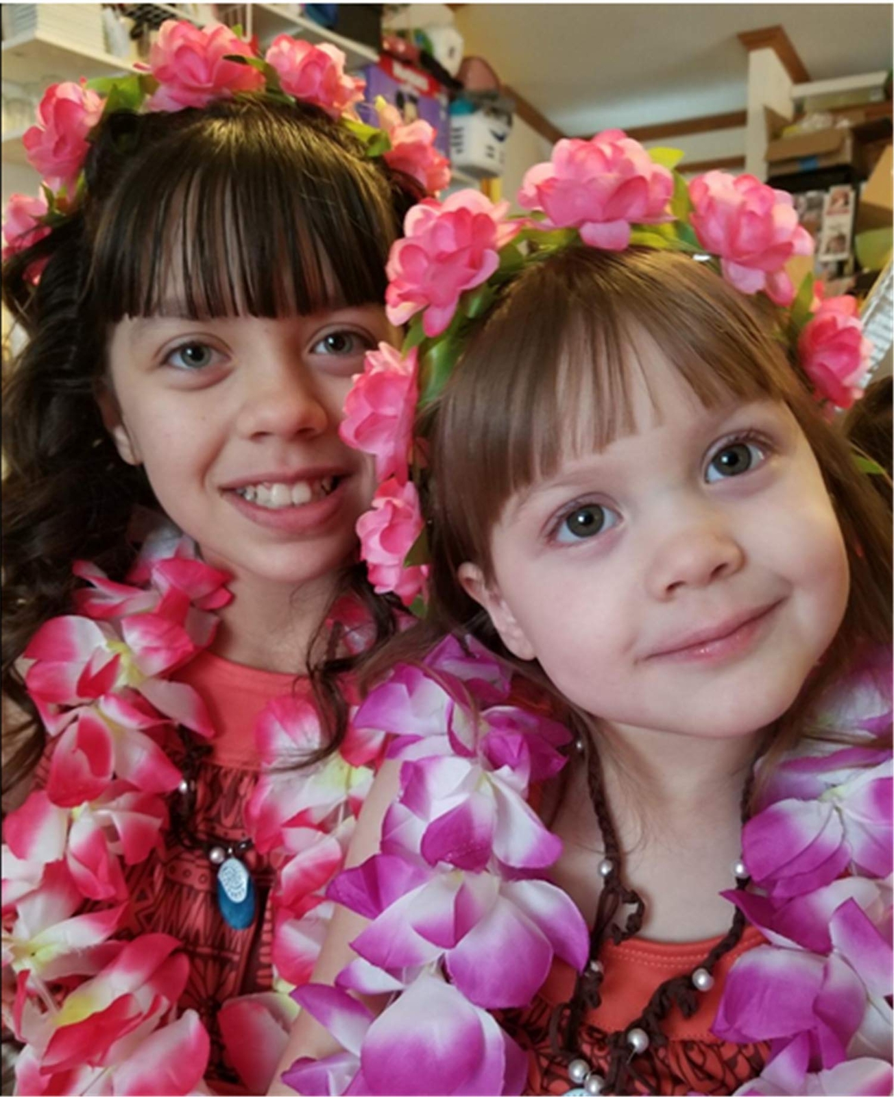 4 Pcs Pink Hawaiian Leis For Graduation Party Dance Party Photo Prop In Outdoors