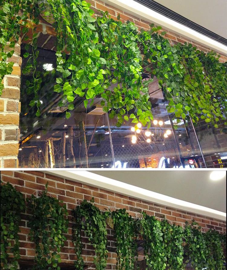 90cm Artificial Green Ivy Plant Hanging Vine For Home / Garden Wall Fence Decor