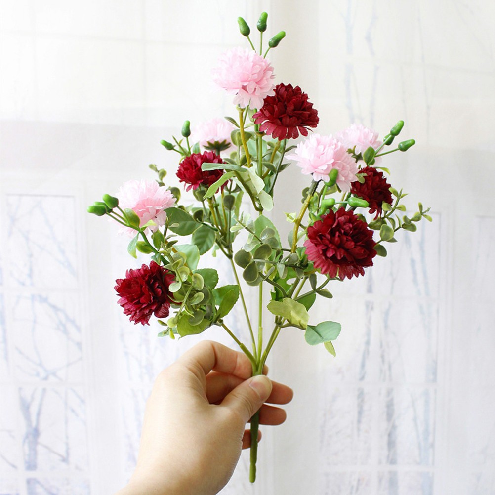 Artificial Pink Lilac Plants for Vase Arrangement Home Living Room Bedroom Decor
