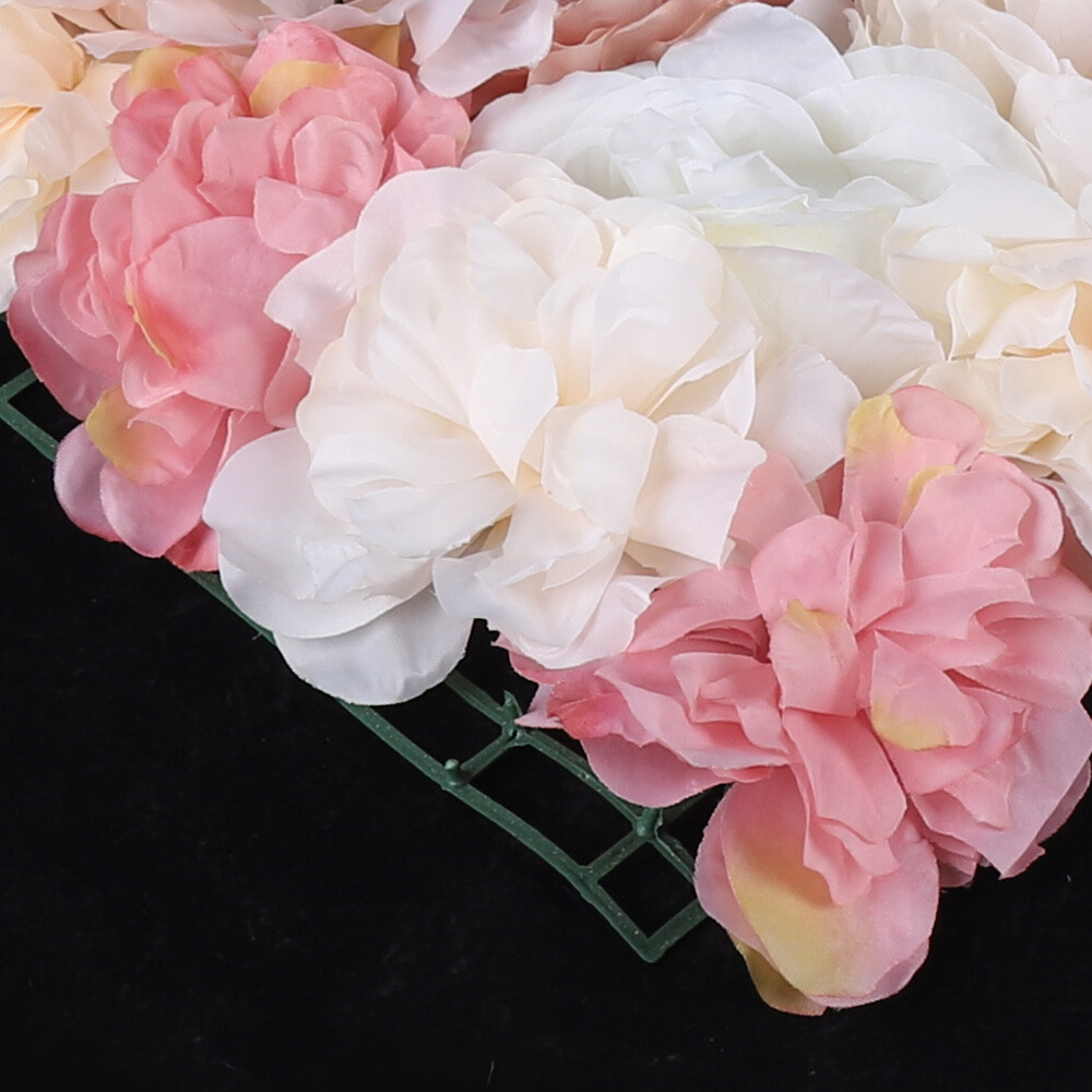 6pcs Artificial Flower Wall Panels Wall Mount 60*40 cm for Party Home Decor