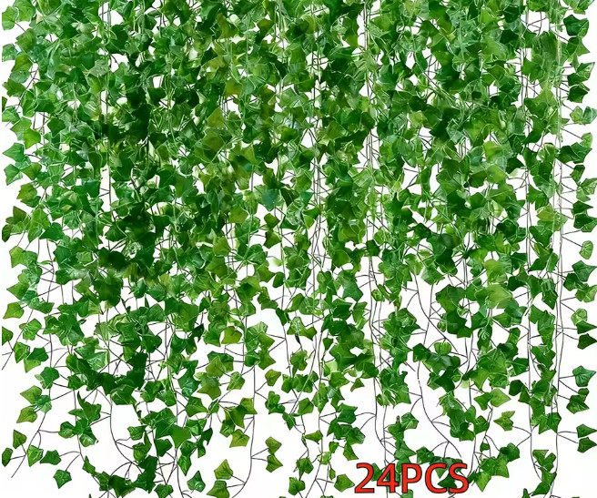 Fake Vines for Room Decor Artificial Vines 24PC Wall Decoration Home Party Decor