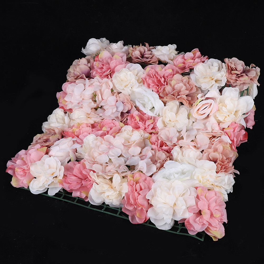 6pcs Artificial Flower Wall Panels Wall Mount 60*40 cm for Party Home Decor
