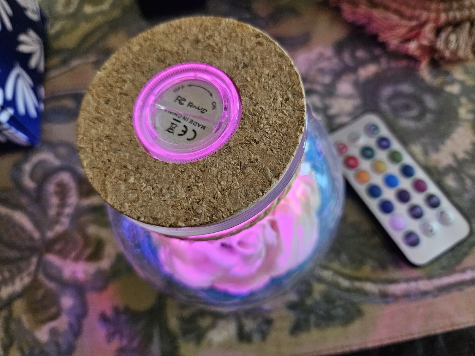 Color Changing Rose Glass