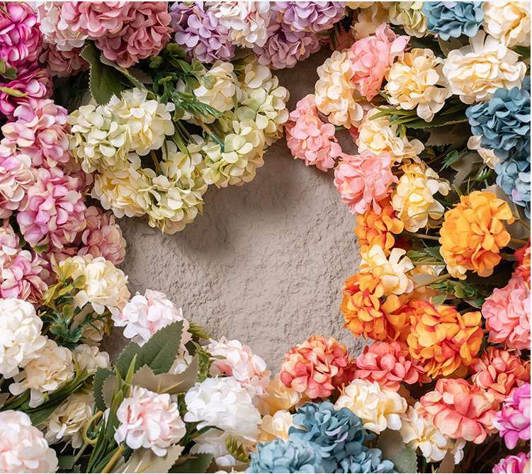 1-5Bundles Artificial Flowers Bouquet Fake Plant Bunch Wedding Party Home Decor
