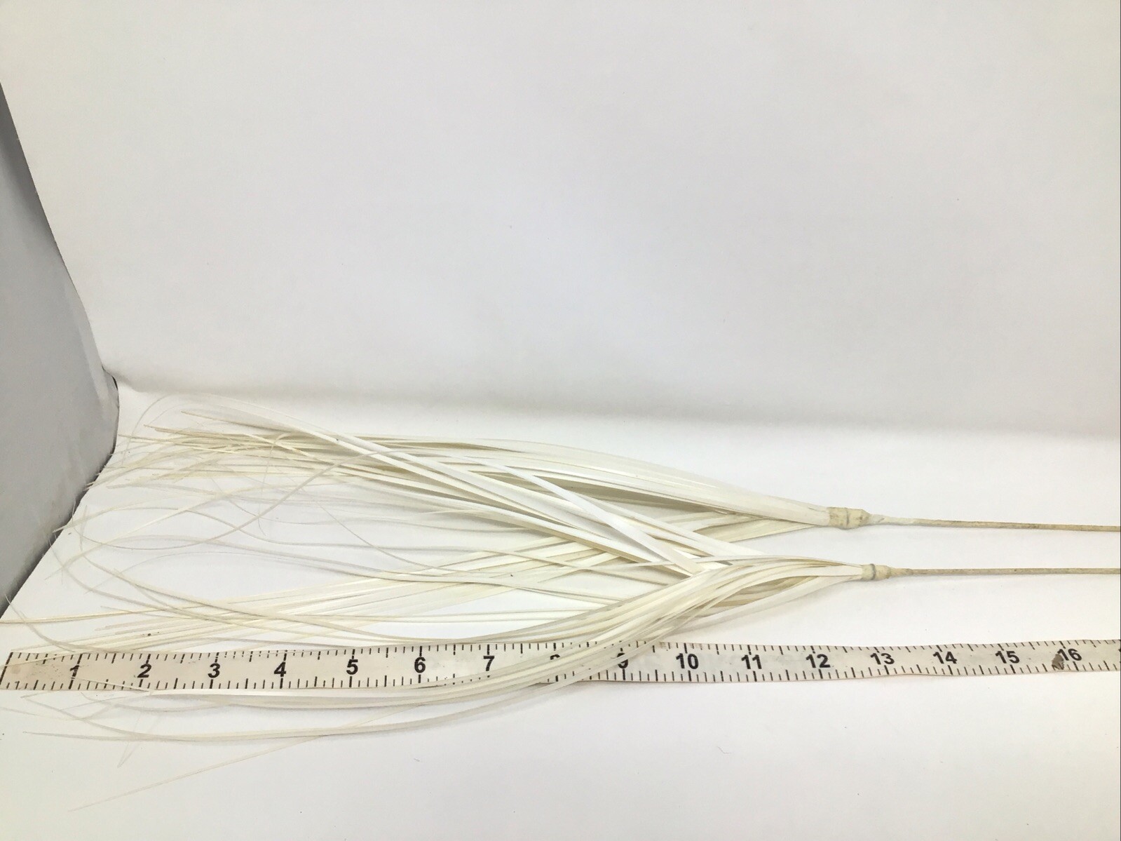 Onion Grass Floral Pick White 27” Arrangement Basket Filler 2 Picks Vintage